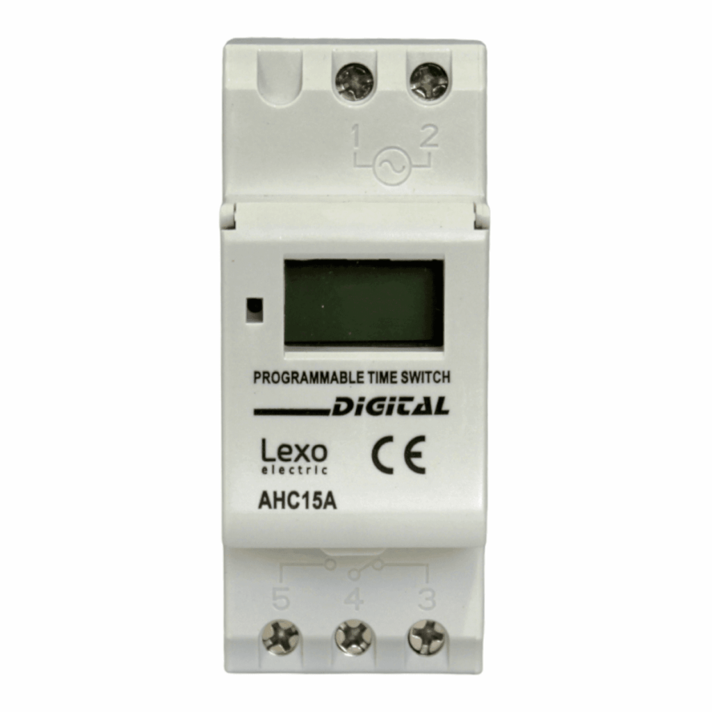 Temporizador Programable 220v Digital Riel Din